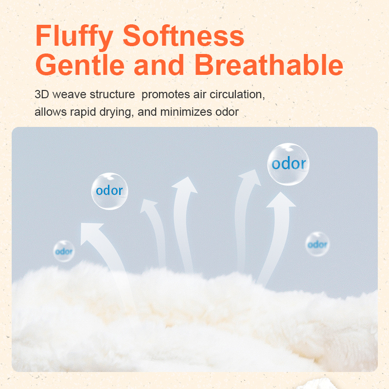 Nam Liong H&H|Microfiber Plush|TowelSoftness|3D Weave|Rapid Drying|Minimize Odor