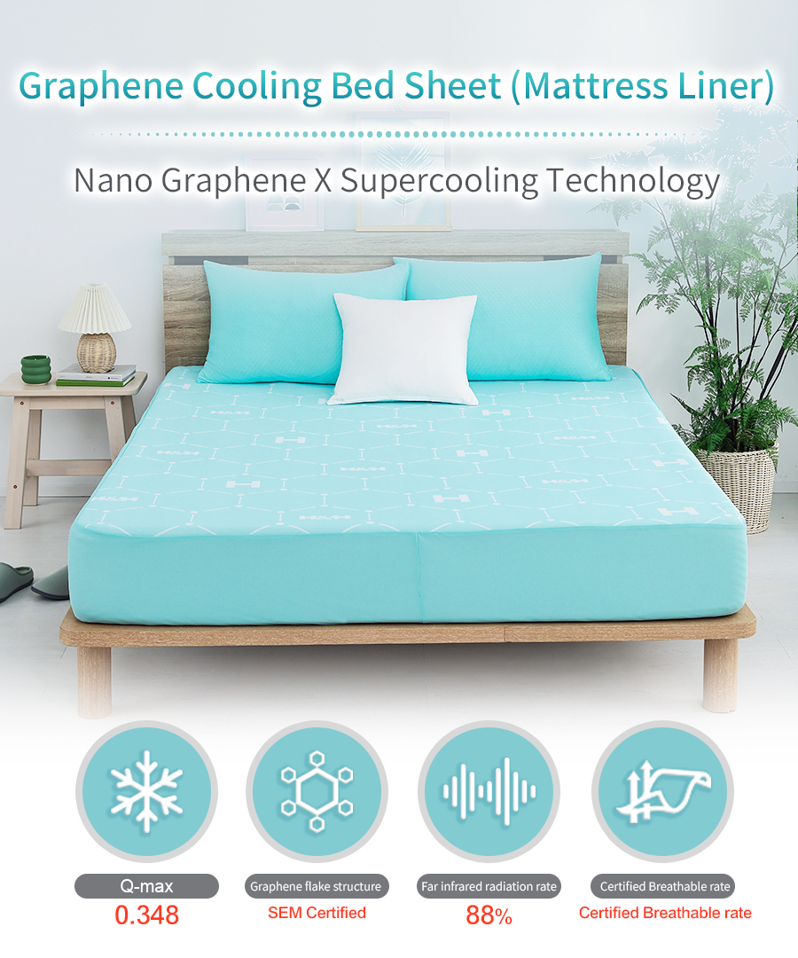 Nam Liong H&H|Graphene|Cooling|Bed Sheet|Q-Max Nam Liong H&H|Graphene|Cooling|Bed Sheet|Q-Max