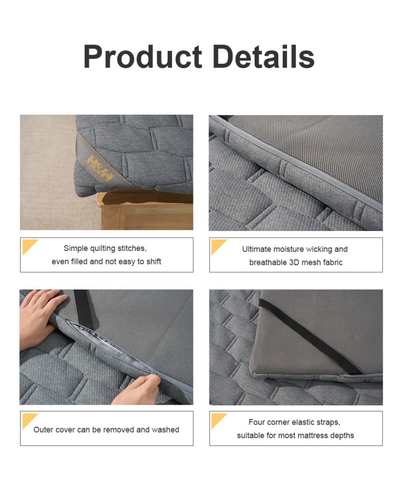 Nam Liong H&H|Graphene|Mattress Topper|Even Filled|Mattress Depths