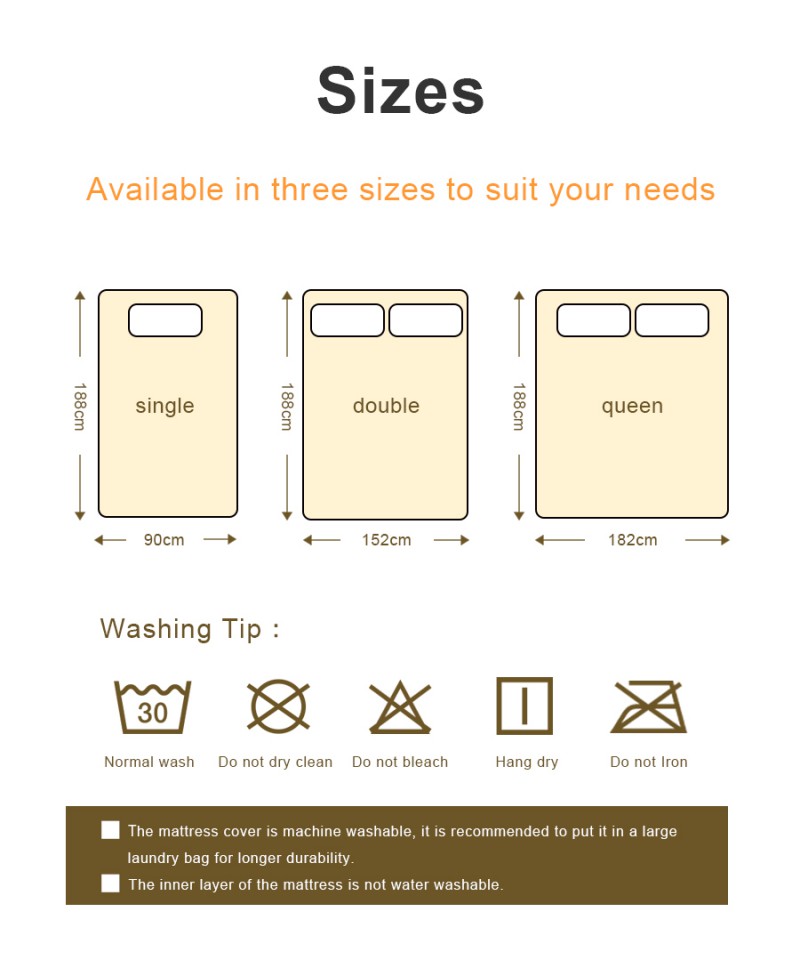 Nam Liong H&H|Graphene|Mattress Topper|Single Size|Double Size|Queen Size